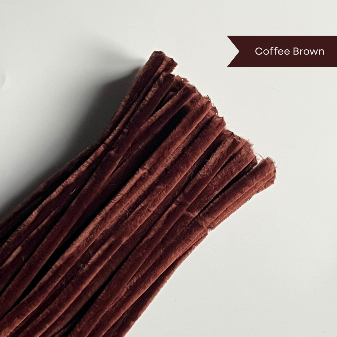 Coffee Brown Pipe Cleaners - 100 pcs | 8mm Premium Quality