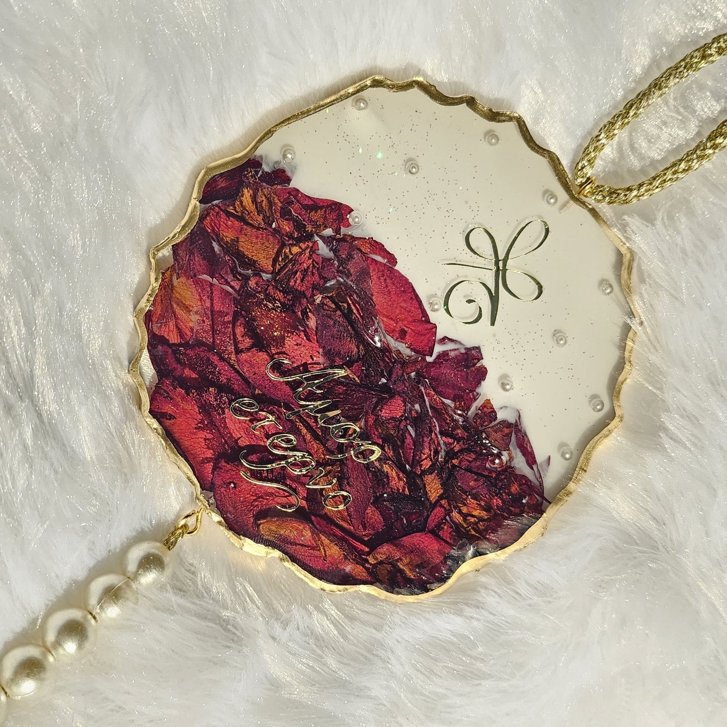 Rose Car Charm