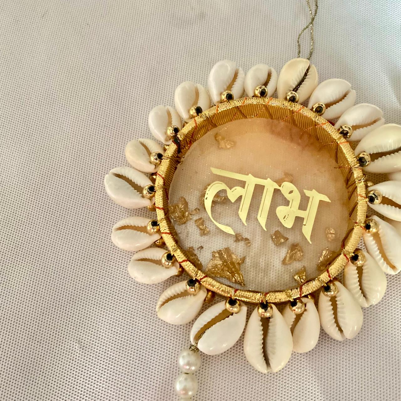 Shubh Labh Hanging Pair | Made With Resin