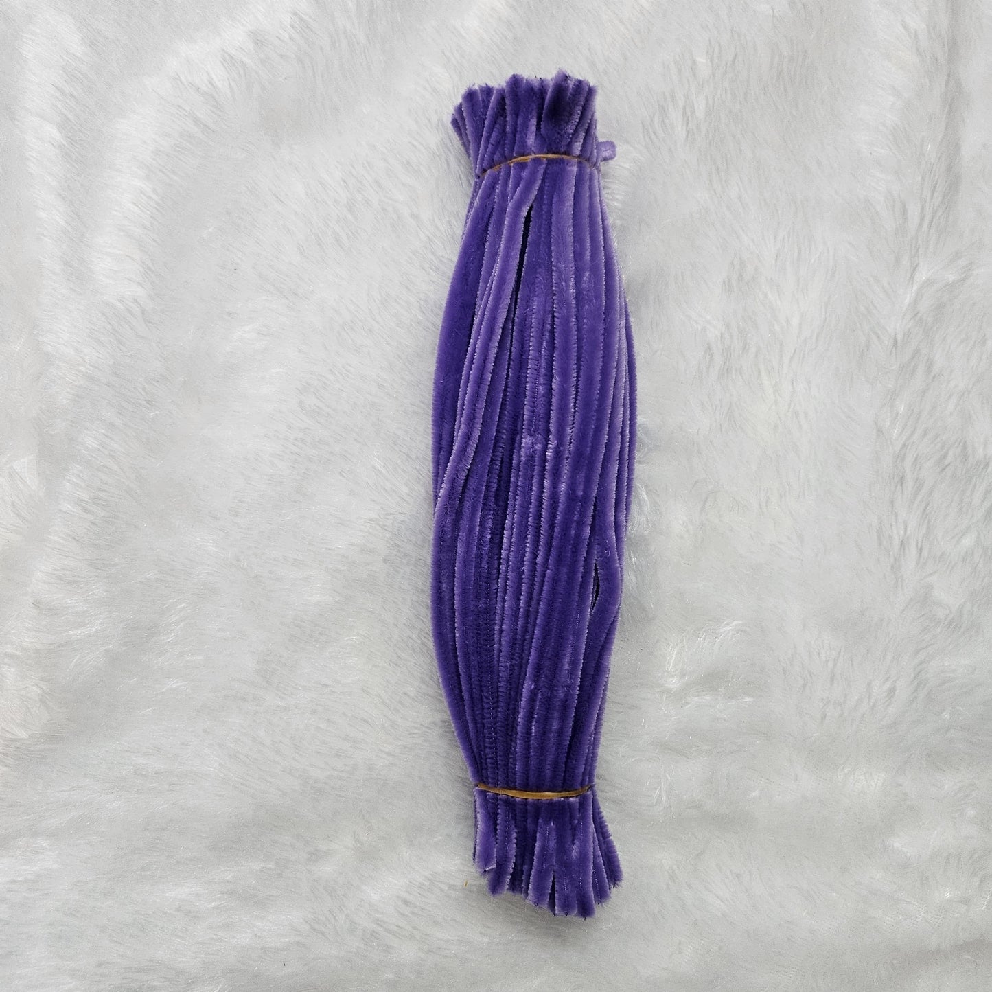 100 piece pack of 8mm dark purple pipe cleaners a premium color available at afzaai.in