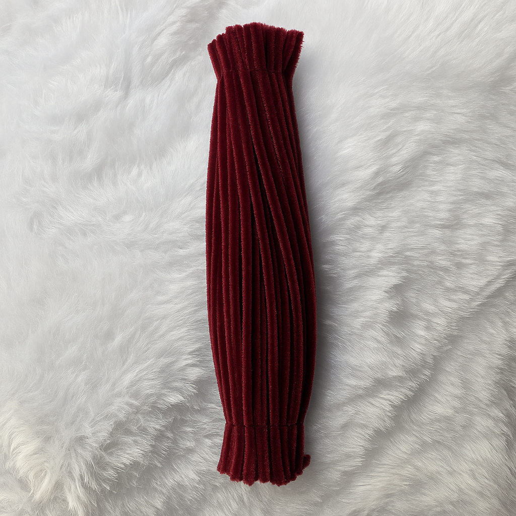 Wine Red Pipe Cleaners