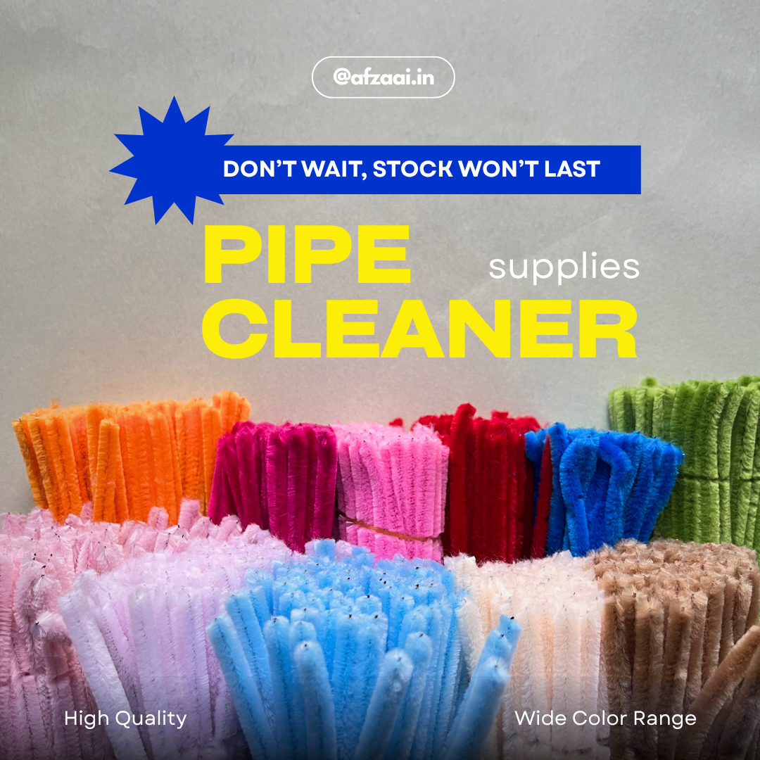 High quality pipe cleaners in display available at afzaai.in