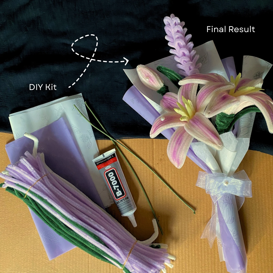 make flowers from beginner friendly DIY kits