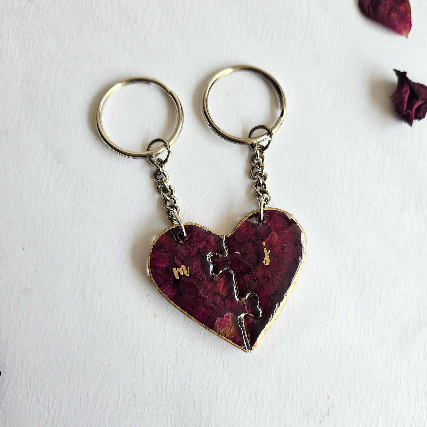 Half of My Heart Keychain