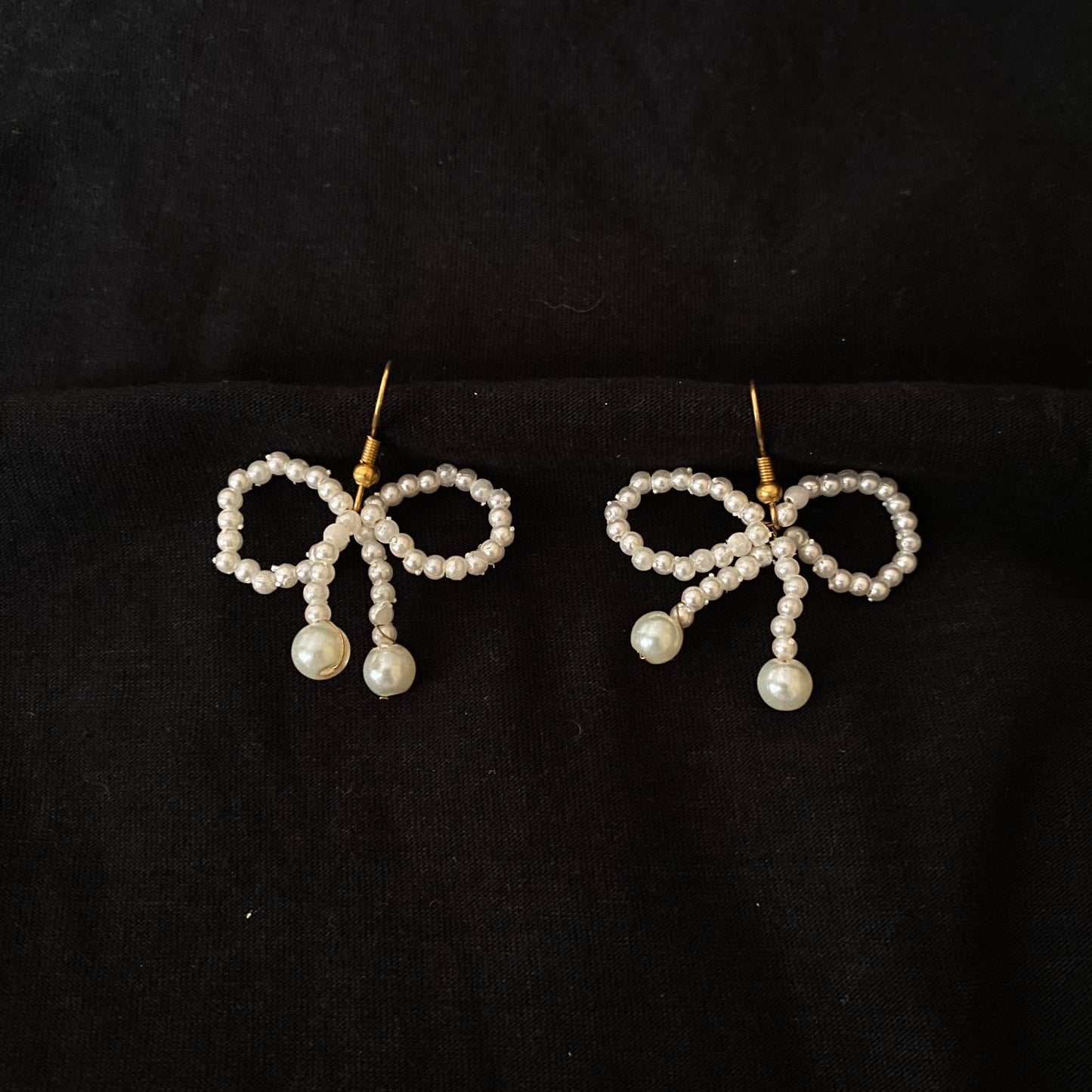 Bow Beaded Earrings