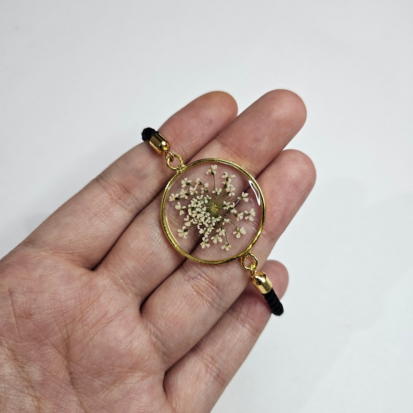 Dried Pressed Flower Bracelet