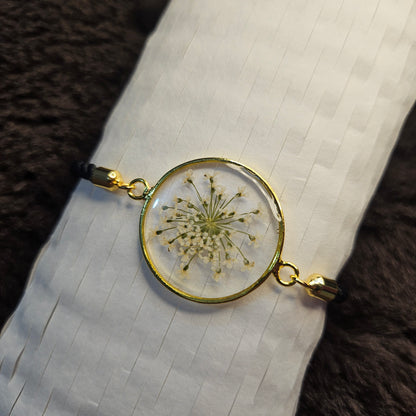 Dried Pressed Flower Bracelet