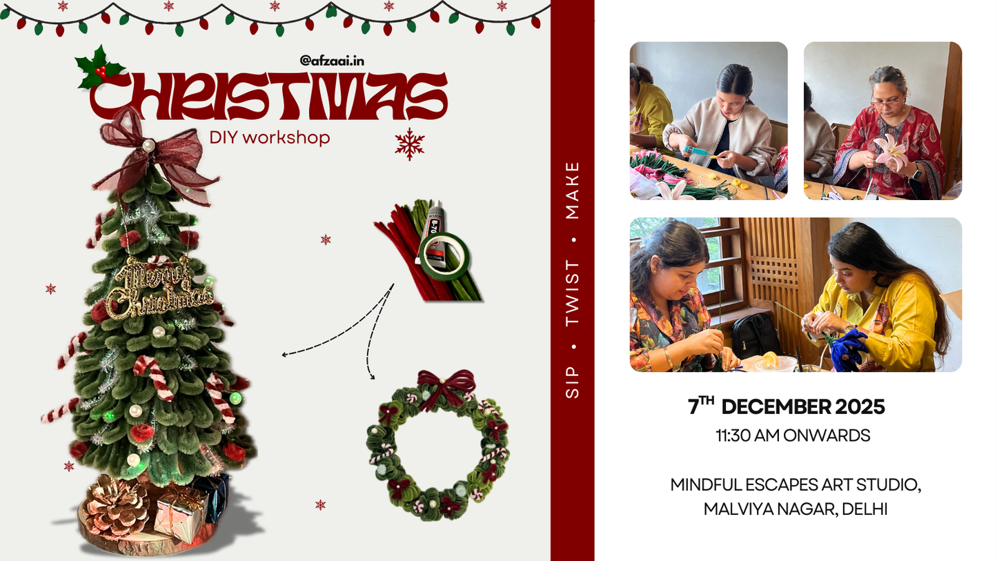 Sip & DIY: Christmas Themed Workshop by afzaai