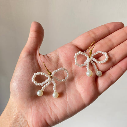 Bow Beaded Earrings