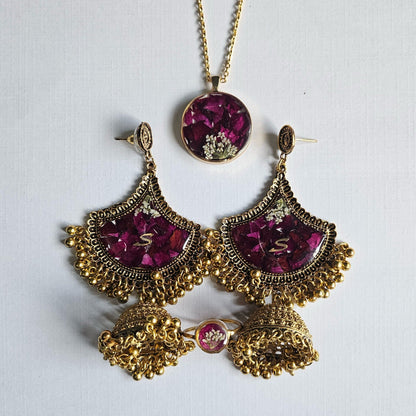 Ishq-e-Izhaar Jhumka Set