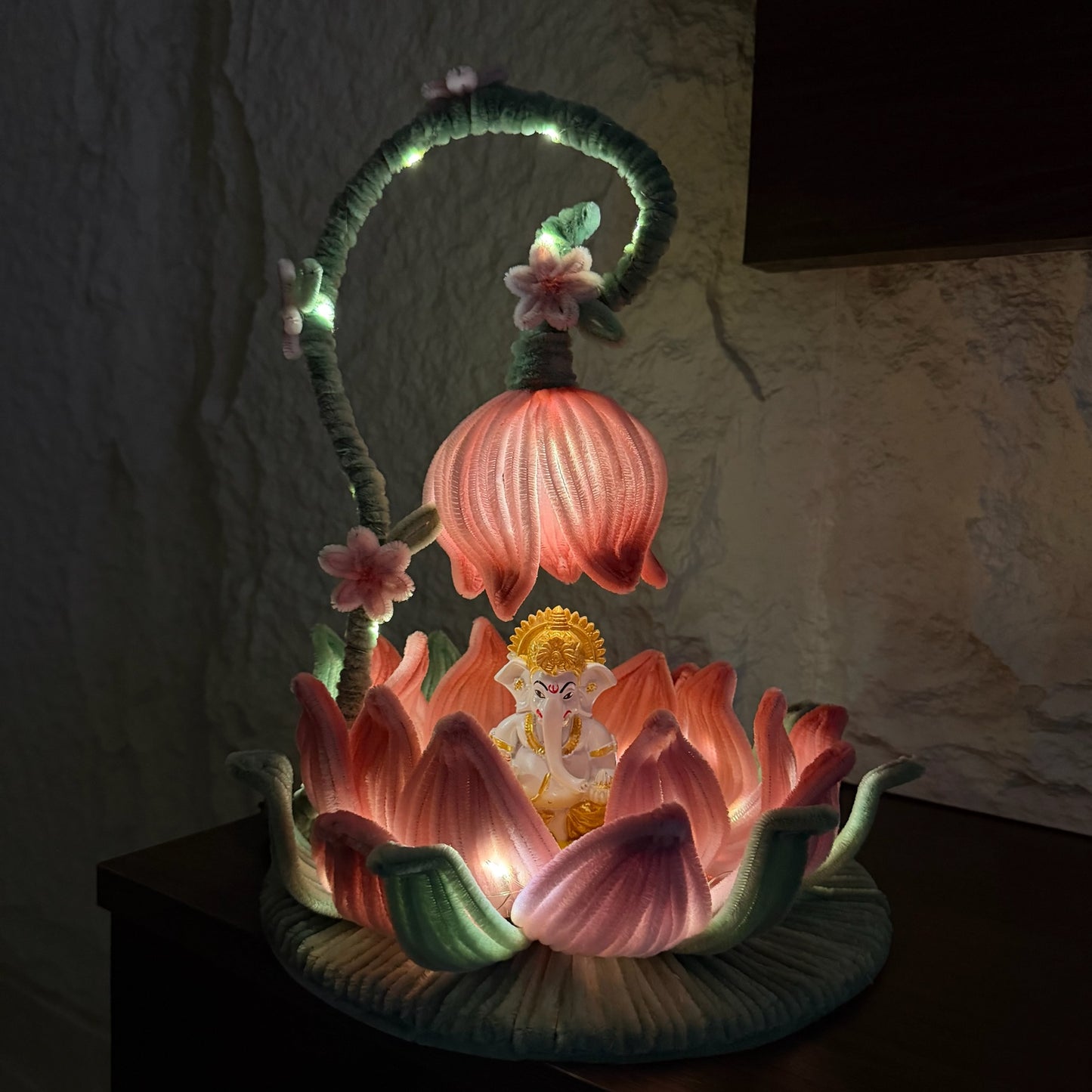 Lotus Aasan Lamp | 11 cms | DIY Kit