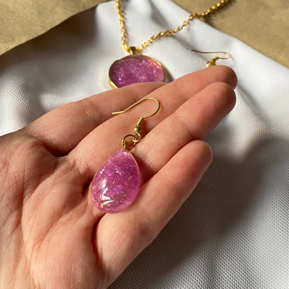 Transparent Pendant Set