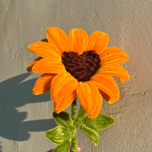 Heart Shaped Sunflowers | Ready Bouquet