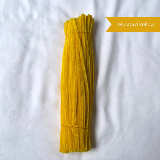 Mustard Yellow Pipe Cleaners