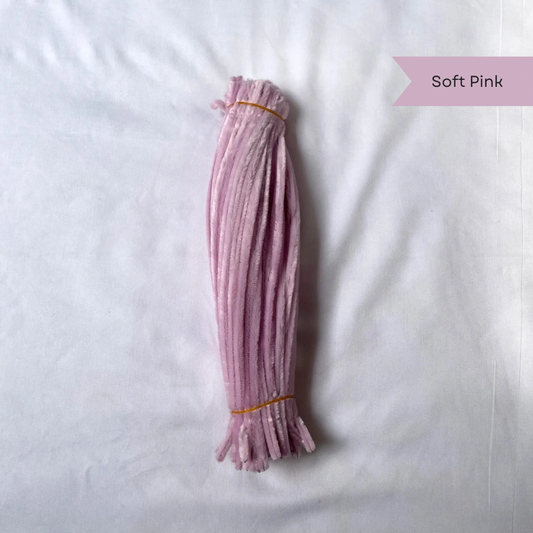 Soft Pink Pipe Cleaners