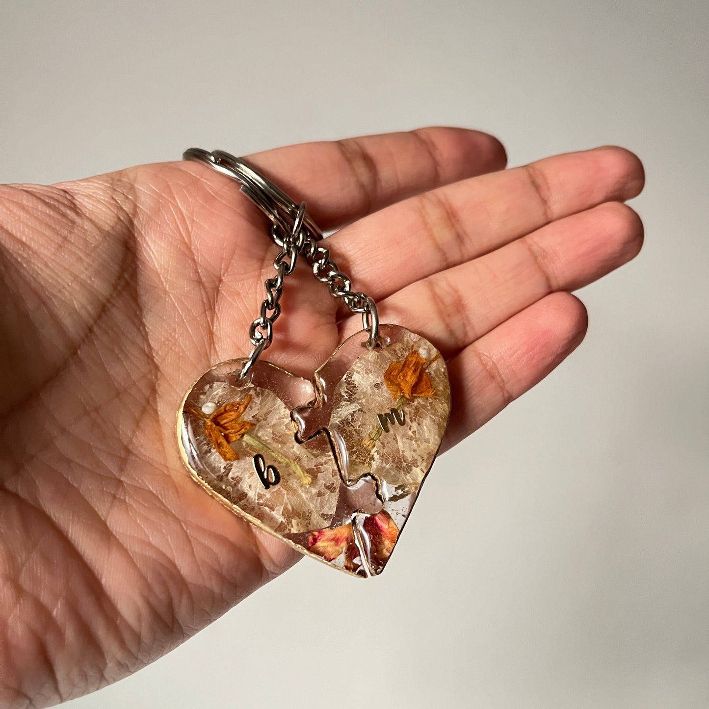 Half of My Heart Keychain