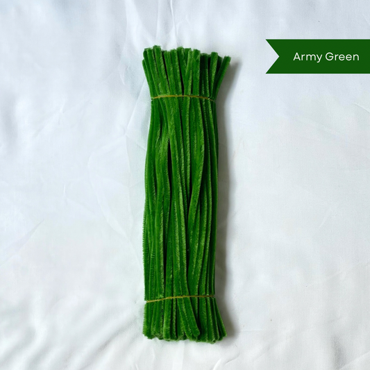 Army Green Pipe Cleaners