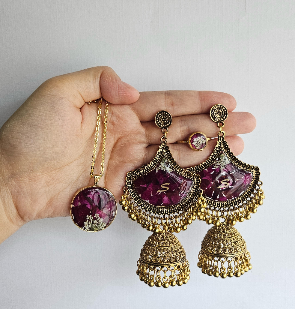 Ishq-e-Izhaar Jhumka Set