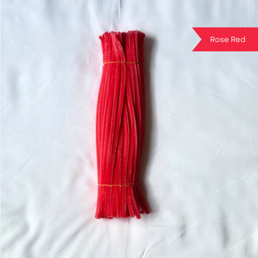 Rose Red Pipe Cleaners
