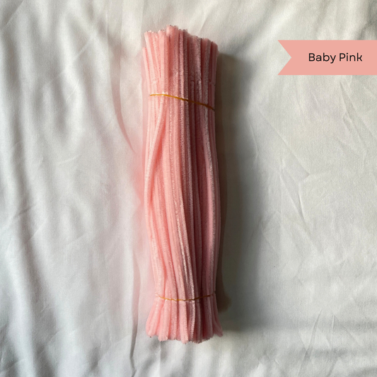 Baby Pink Pipe Cleaners