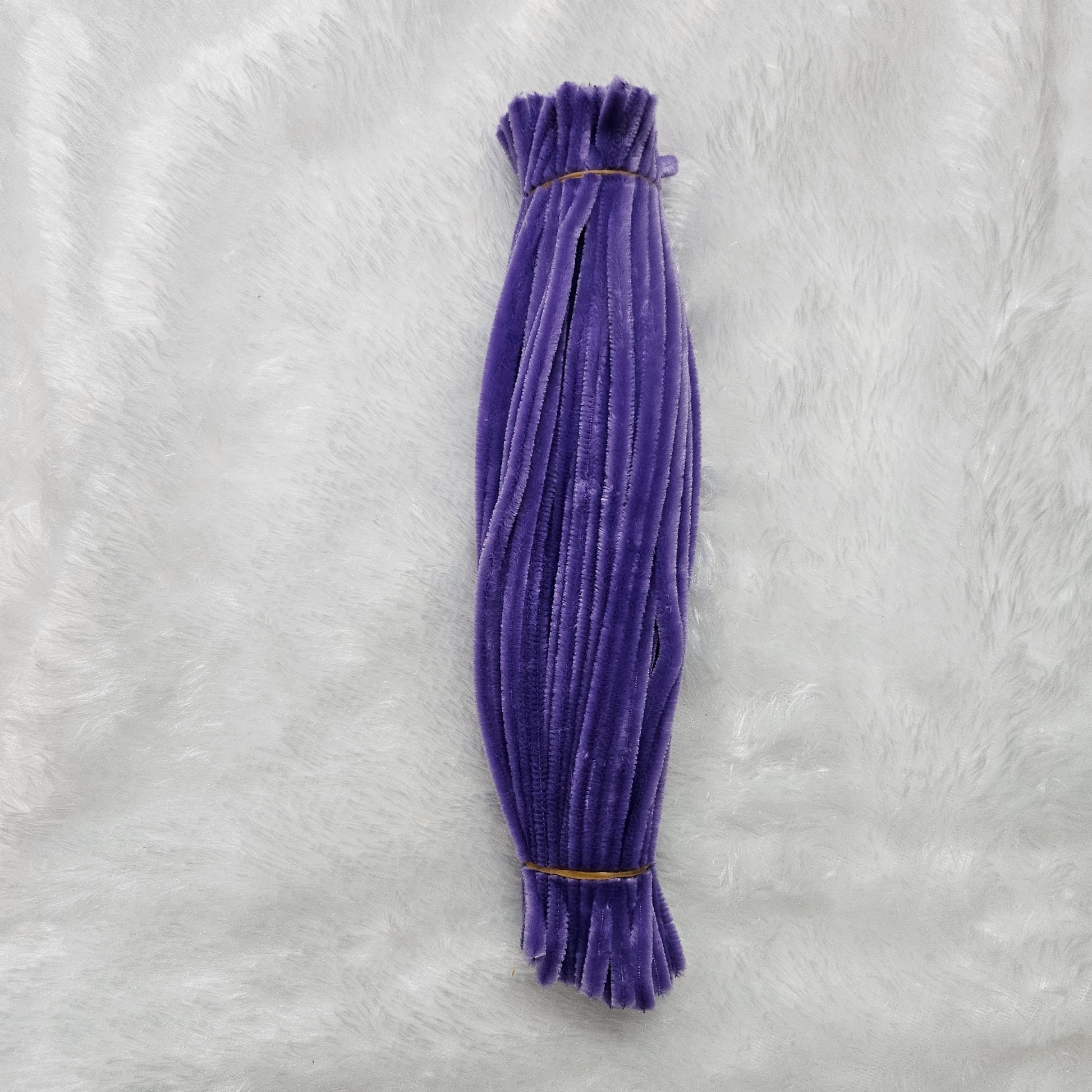 100 piece pack of 8mm dark purple pipe cleaners a premium color available at afzaai.in