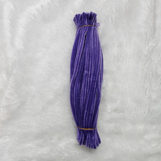 100 piece pack of 8mm dark purple pipe cleaners a premium color available at afzaai.in