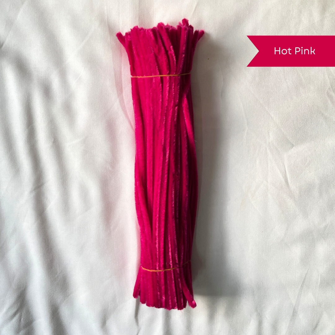 Hot Pink Pipe Cleaners