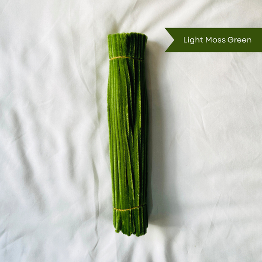 Light Moss Green Pipe Cleaners